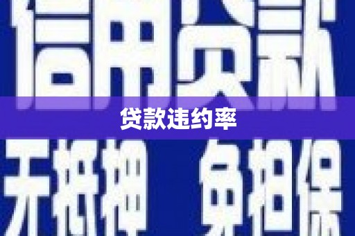 越城贷款违约率
