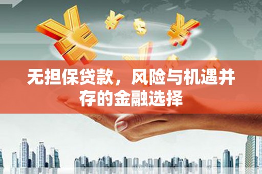越城无担保贷款，风险与机遇并存的金融选择