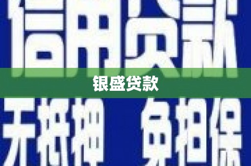 越城银盛贷款