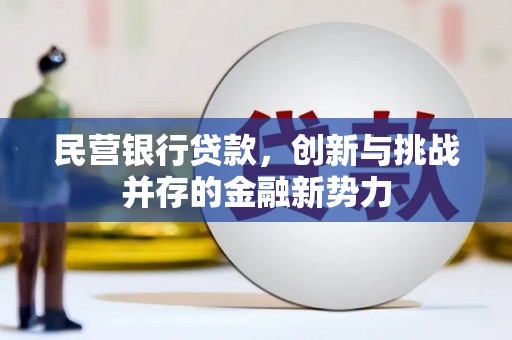 越城民营银行贷款，创新与挑战并存的金融新势力