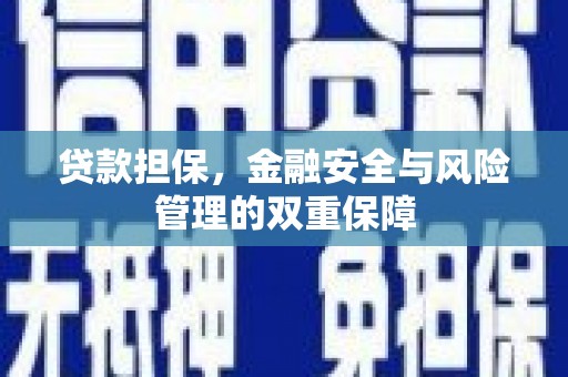 越城贷款担保，金融安全与风险管理的双重保障