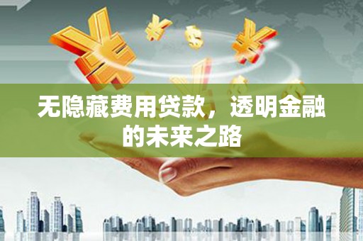 越城无隐藏费用贷款，透明金融的未来之路