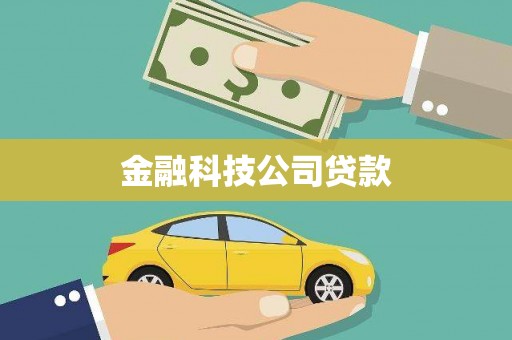 越城金融科技公司贷款