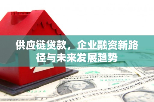 越城供应链贷款，企业融资新路径与未来发展趋势