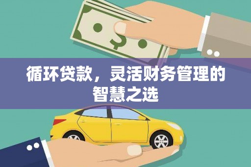 越城循环贷款，灵活财务管理的智慧之选