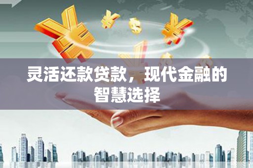 越城灵活还款贷款，现代金融的智慧选择