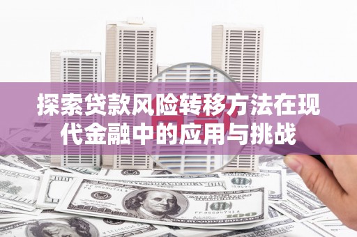 越城探索贷款风险转移方法在现代金融中的应用与挑战