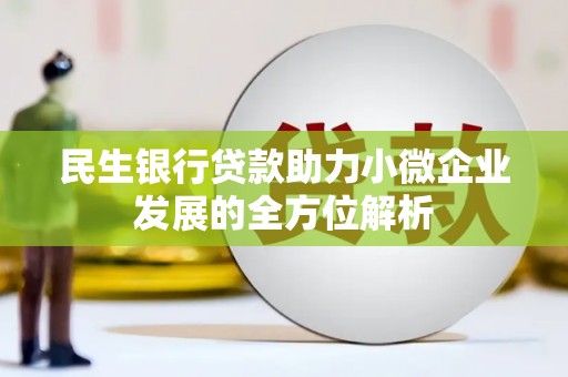 越城民生银行贷款助力小微企业发展的全方位解析