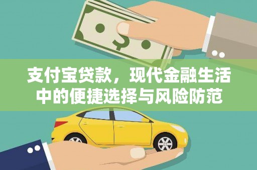 越城支付宝贷款，现代金融生活中的便捷选择与风险防范