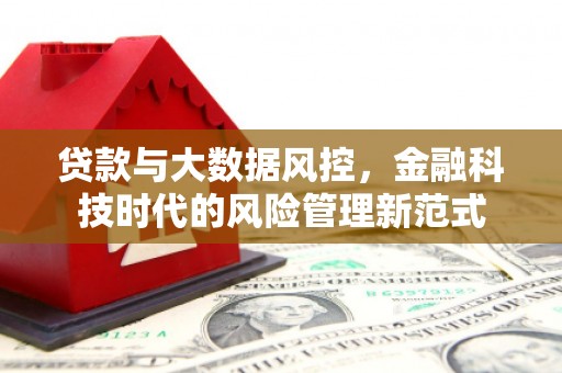越城贷款与大数据风控，金融科技时代的风险管理新范式