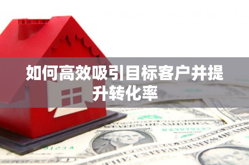 越城如何高效吸引目标客户并提升转化率