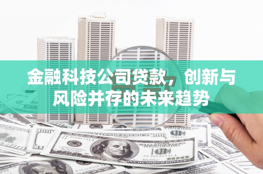 越城金融科技公司贷款，创新与风险并存的未来趋势