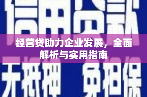 越城经营贷助力企业发展，全面解析与实用指南