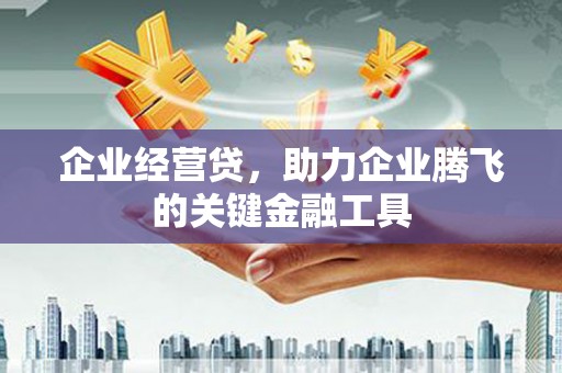 越城企业经营贷，助力企业腾飞的关键金融工具