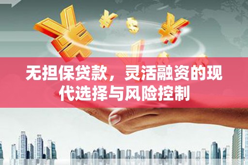 越城无担保贷款，灵活融资的现代选择与风险控制