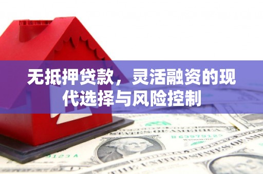 越城无抵押贷款，灵活融资的现代选择与风险控制