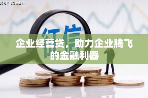 越城企业经营贷，助力企业腾飞的金融利器