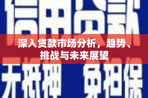 越城深入贷款市场分析，趋势、挑战与未来展望