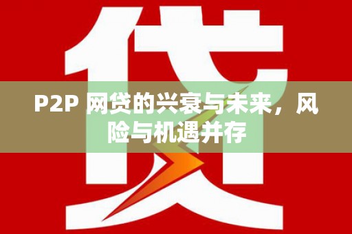 越城P2P 网贷的兴衰与未来，风险与机遇并存