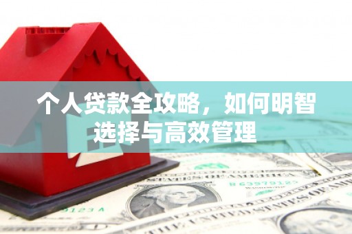 越城个人贷款全攻略，如何明智选择与高效管理