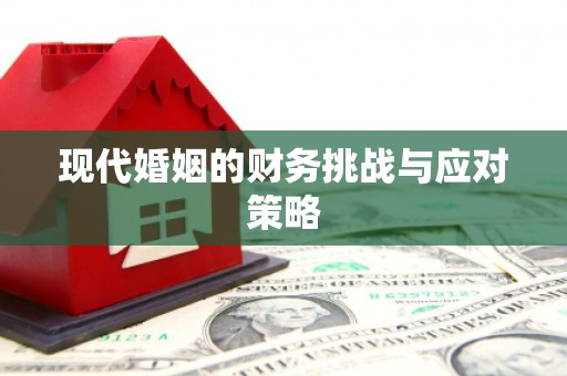 越城现代婚姻的财务挑战与应对策略