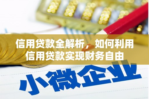 越城信用贷款全解析，如何利用信用贷款实现财务自由