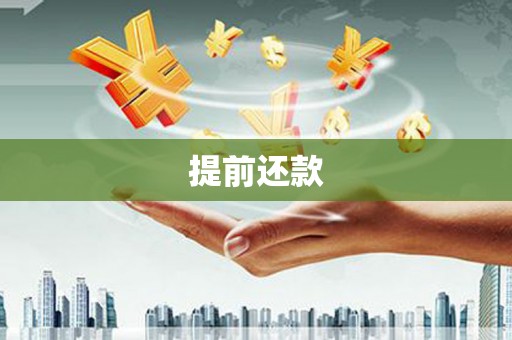 越城提前还款