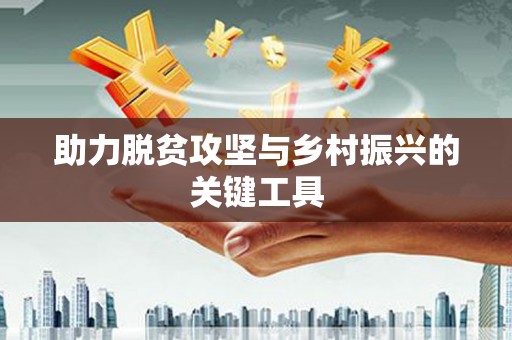 越城助力脱贫攻坚与乡村振兴的关键工具