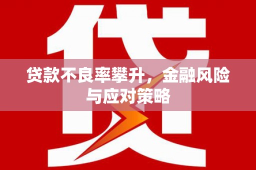 越城贷款不良率攀升，金融风险与应对策略
